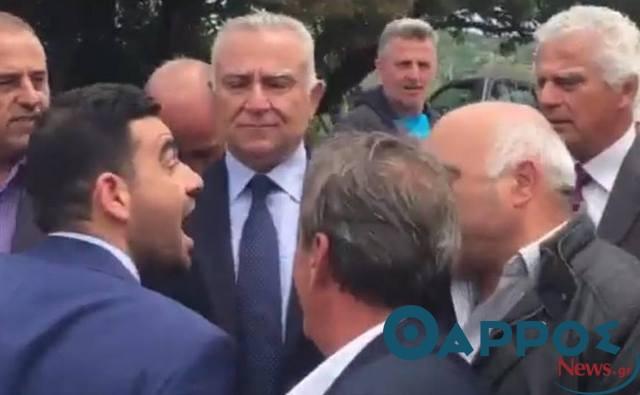 Ένταση με το βουλευτή του ΣΥΡΙΖΑ  Π. Κωνσταντινέα στο Μανιάκι (βίντεο)
