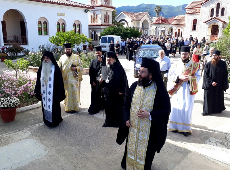 Εξόδιος Ακολουθία Καθηγουμένης Ι. Μ. Προφ. Ιωήλ Καλαμάτας