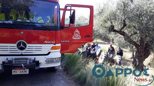 Χώρα: 75χρονος σκοτώθηκε όταν τον πλάκωσε το τρακτέρ του