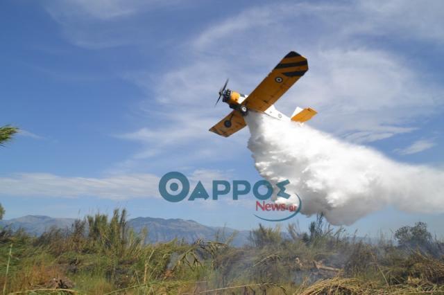 Κατασβέστηκε η πυρκαγιά που ξέσπασε δίπλα στην Ε.Ο. Καλαμάτας- Μεσσήνης