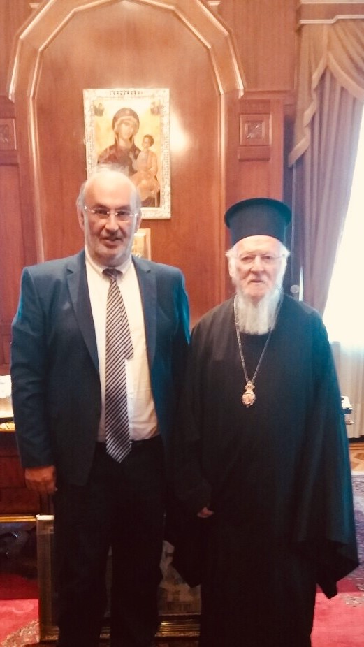 Με τον Οικουμενικό Πατριάρχη συναντήθηκε ο Παναγιώτη Κατσίβελας