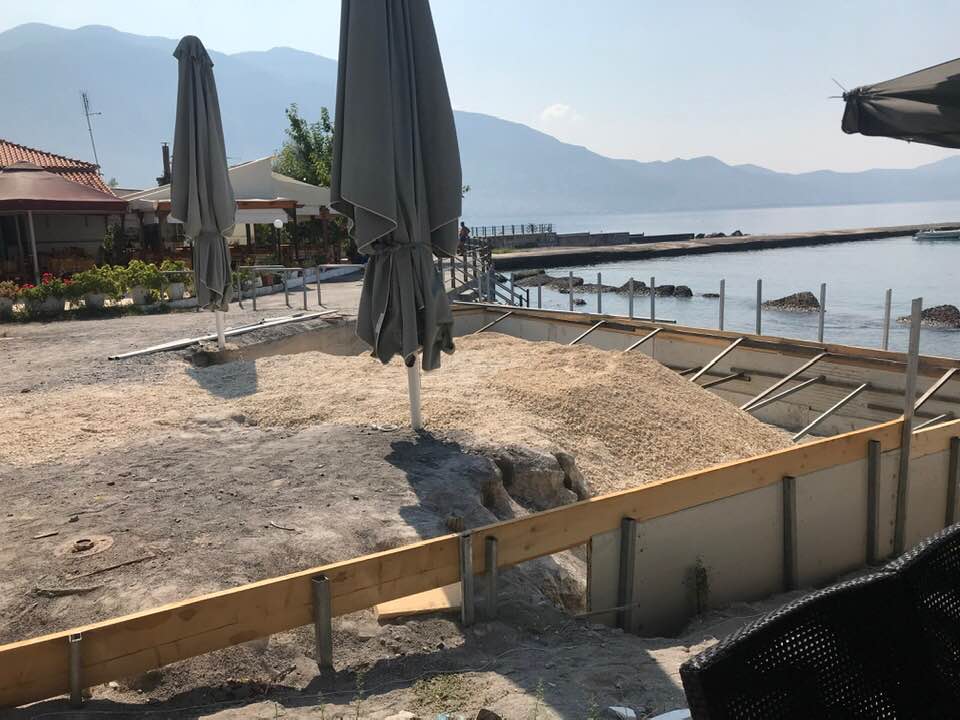 Διεκόπησαν οι εργασίες με καταγγελία