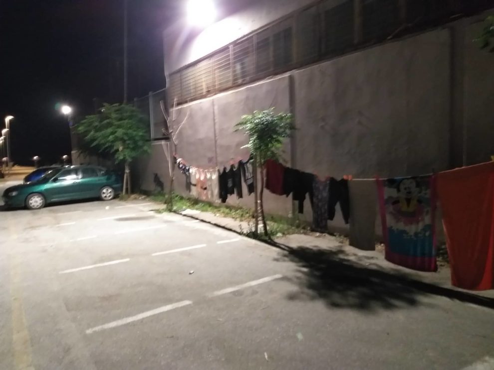 Μπουγάδα στο χώρο πάρκινγκ του ΝΟΚ…