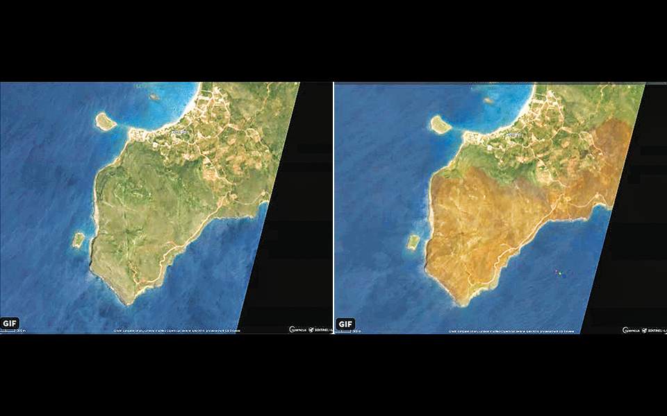 Η Ελαφόνησος θα ανακάμψει μετά τη φωτιά