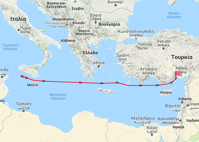 Άλλαξε ρότα το ιρανικό δεξαμενόπλοιο Adrian Darya 1 -Εκτός πλέον η Καλαμάτα