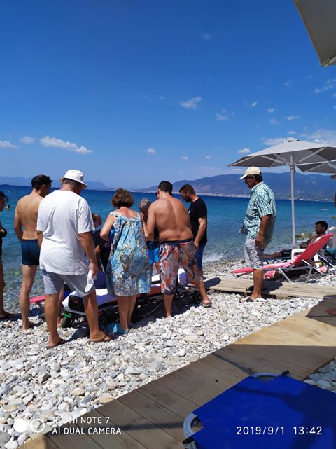 Μικρά Μαντίνεια: Λουόμενοι έσωσαν ηλικιωμένο