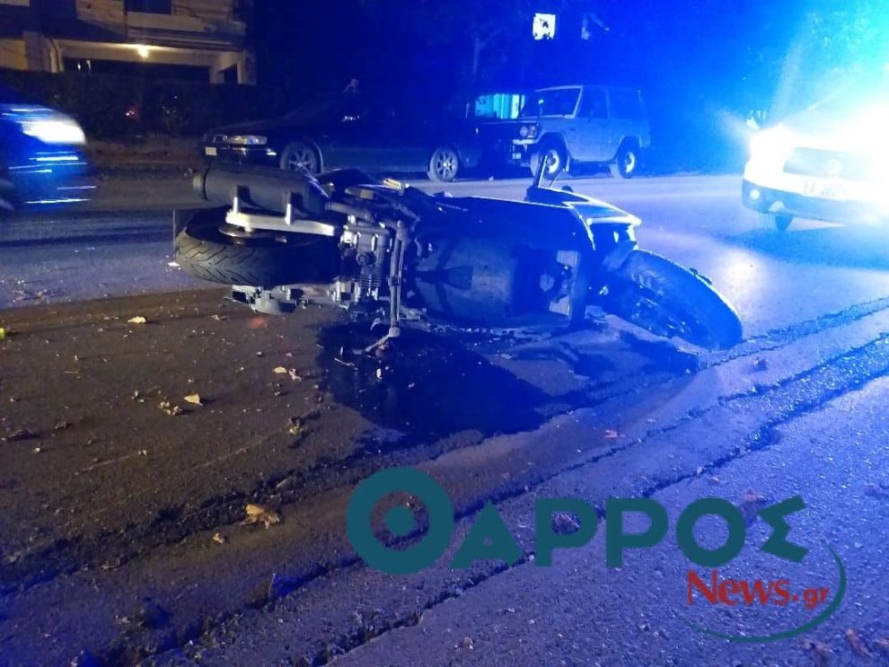 Τροχαίο με τραυματισμό στη συμβολή Κρήτης και Ηρώων