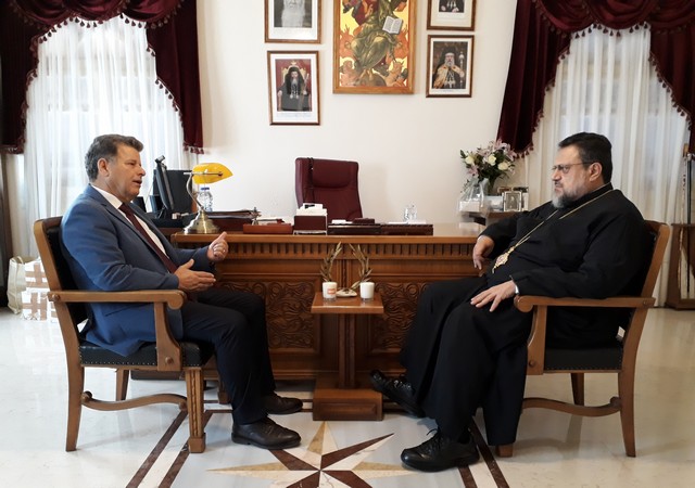 Στο μητροπολίτη Μεσσηνίας ο νέος αντιπεριφερειάρχης Στάθης Αναστασόπουλος