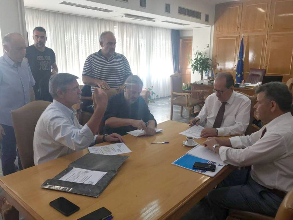 Συμβάσεις για επτά έργα  στη Μεσσηνία περίπου 2 εκατ. ευρώ με την υπογραφή του Π. Νίκα