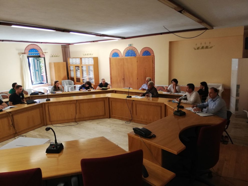 Σύσκεψη από το συντονιστικό όργανο πολιτικής προστασίας του Δήμου Δυτικής  Μάνης