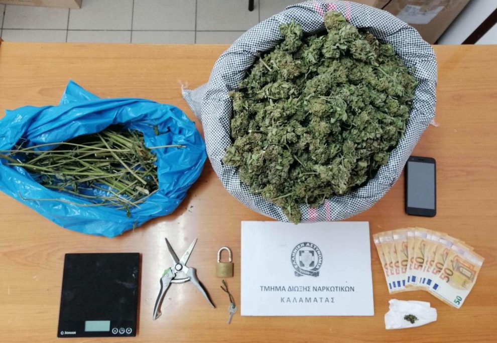 Συνελήφθη 54χρονος για ναρκωτικά στο Δήμο Οιχαλίας (φωτογραφίες)