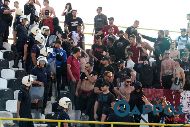 Ευθύνες στη διοίκηση της Καλαμάτας για την παρουσία των οπαδών της ρίχνει η Λάρισα