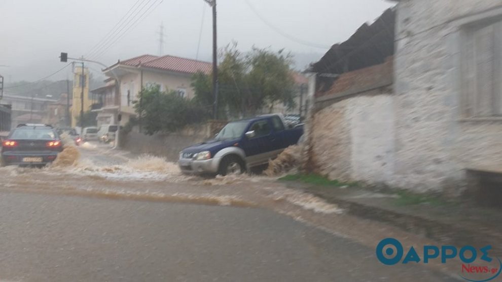 Μεγάλα προβλήματα από την κακοκαιρία σε περιοχές των Δήμων Καλαμάτας & Οιχαλίας(φωτογραφίες & βίντεο)