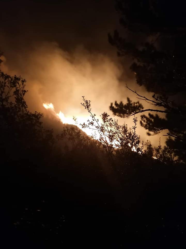 Κατασβέστηκε η φωτιά που ξέσπασε στον Ταΰγετο
