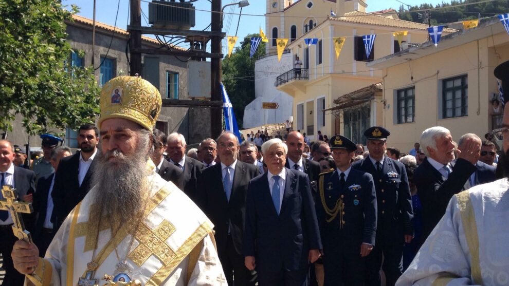 Υπέρλαμπρος ο εορτασμός Πεντηκοστής και Αγίου Πνεύματος στην Κυπαρισσία παρουσία Προκόπη Παυλόπουλου