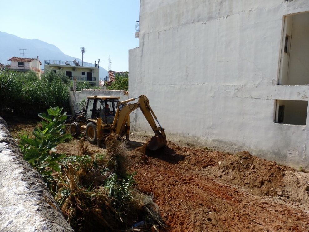 Διαμόρφωση χώρου υποστήριξης του Κεντρικού Κοιμητηρίου Καλαμάτας