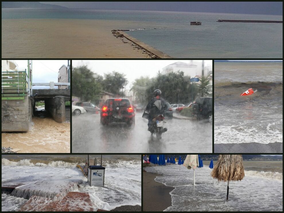 Παρούσα και στην Καλαμάτα η «Νεφέλη», αλλά ευτυχώς χωρίς ιδιαίτερα προβλήματα