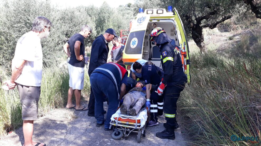 Άγιο είχε ηλικιωμένος που καταπλακώθηκε από τρακτέρ