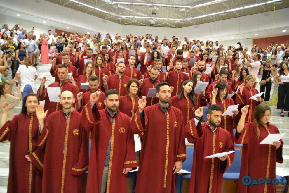 Δόθηκε το πρώτο Μεταπτυχιακό στην ιστορία του ΤΕΙ Πελοποννήσου