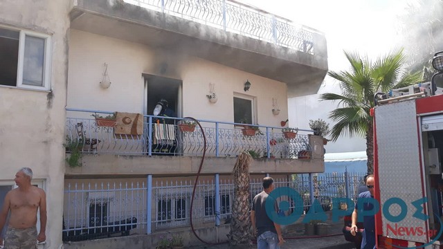 Φωτιά σε μονοκατοικία στην Καλαμάτα! (φωτογραφίες)