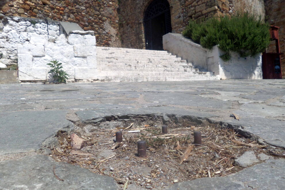 Παγίδα στο κάστρο της Καλαμάτας…