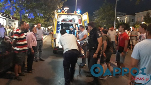 Σε κρίσιμη κατάσταση ένας από τους τραυματίες από το τροχαίο στο κέντρο της Καλαμάτας