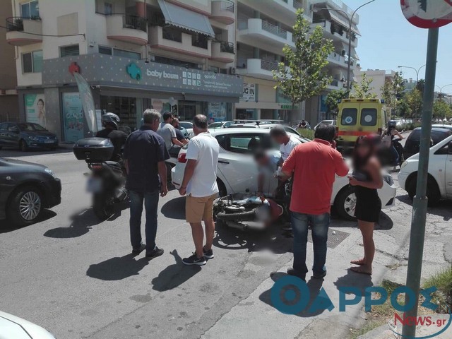 Ακόμα ένα τροχαίο με τραυματισμό στην Καλαμάτα! (φωτογραφίες)
