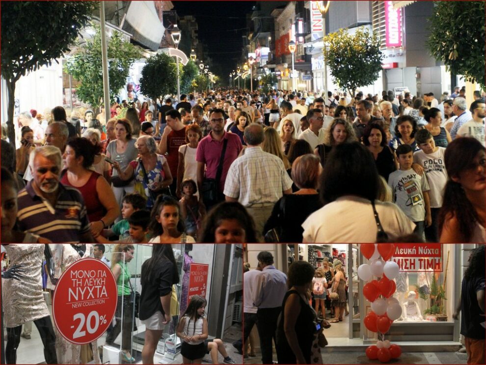 6η Λευκή Νύχτα Καλαμάτας: Πολύς ο κόσμος, λίγες οι σακούλες