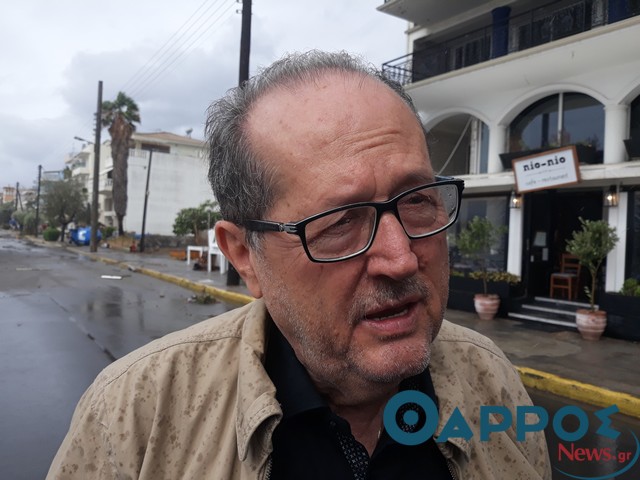 Π. Νίκας: Είχαμε ζητήσει από τους καταστηματάρχες της παραλίας να απομακρύνουν τις κατασκευές (βίντεο)