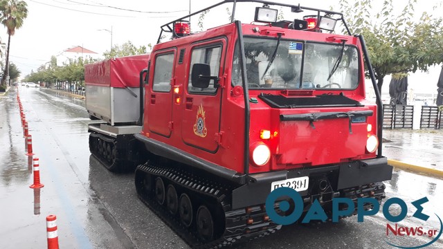 Σε 50 συμβάντα επενέβη η Πυροσβεστική Υπηρεσία Καλαμάτας λόγω του κυκλώνα