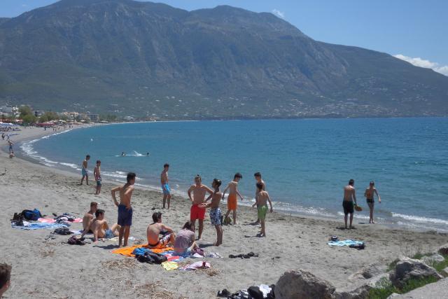 Κολύμβηση στην Καλαμάτα σε καθαρά νερά