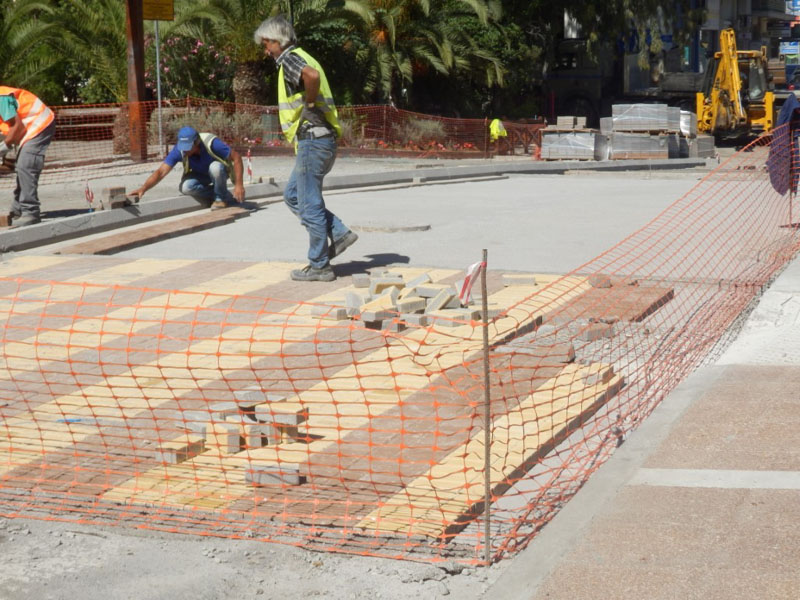 Διενέργεια διαγραμμίσεων και διαβάσεις με κυβόλιθους στην Καλαμάτα