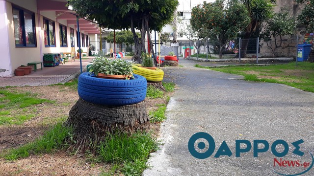 Προβλήματα στο προαύλιο του 2ου Νηπιαγωγείου Καλαμάτας