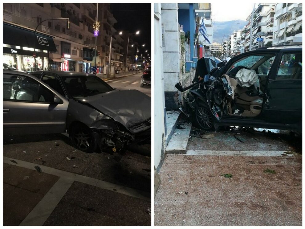 Δυο σοβαρά τροχαία ατυχήματα τα ξημερώματα στην Καλαμάτα (φωτογραφίες και βίντεο)