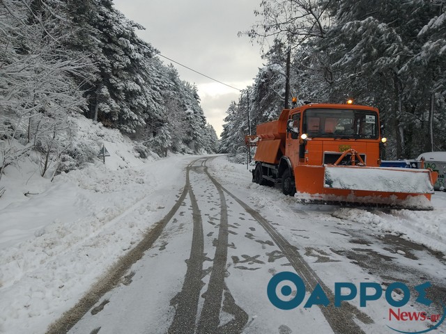 Διακοπή κυκλοφορίας στην Ε.Ο Καλαμάτας- Σπάρτης -Η κατάσταση στο δίκτυο της Πελοποννήσου
