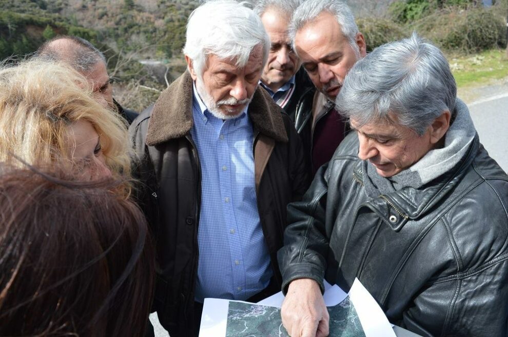 Ο Πέτρος Τατούλης με κλιμάκιο επιστημόνων στις πληγείσες περιοχές του Ταϋγέτου