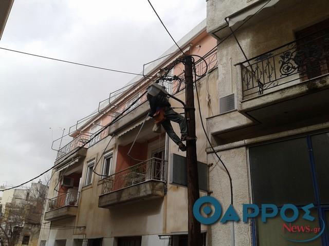 Χωρίς ρεύμα μεγάλο τμήμα της Καλαμάτας