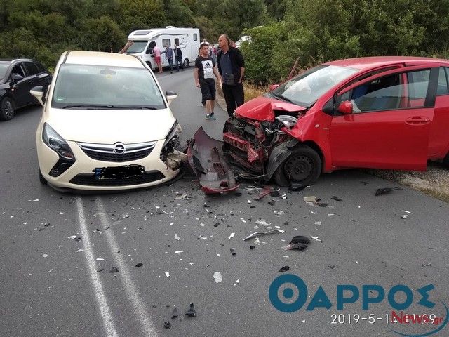 Σοβαρό τροχαίο ατύχημα στο δρόμο μεταξύ Καρδαμύλης και Στούπας στη Μάνη (φωτογραφία)