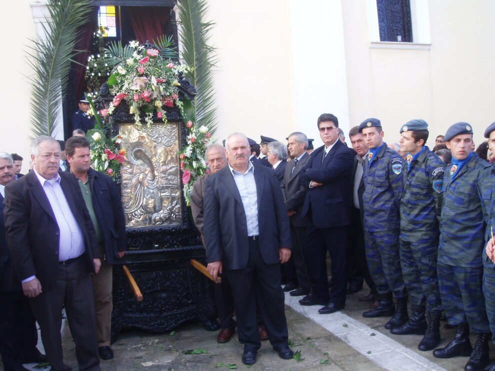 Ο Άγιος Χαράλαμπος, τα Φιλιατρά και ο Γερμανός αξιωματικός Κοντάου το 1944