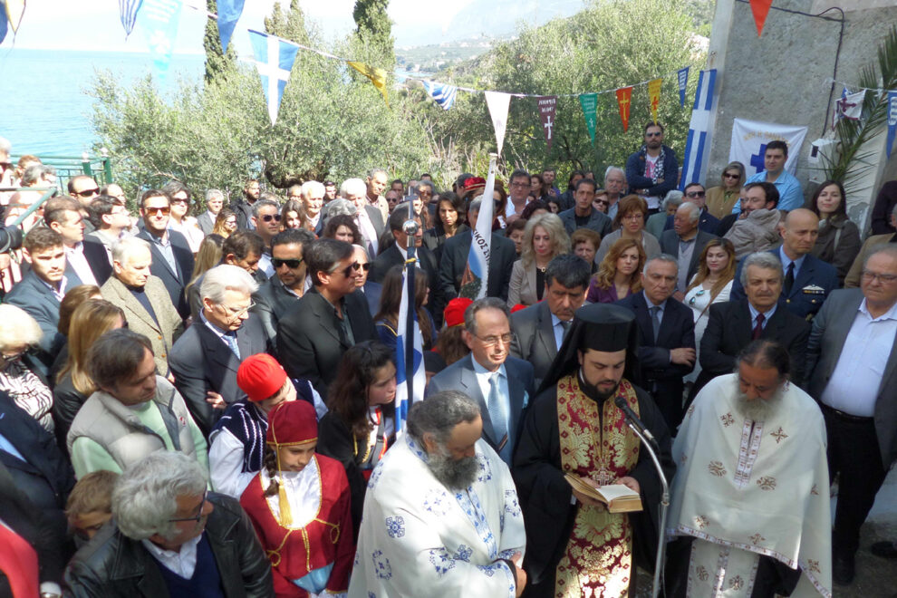 Τιμήθηκε την Κυριακή στις Κιτριές η επέτειος συνάντησης των Μανιατών οπλαρχηγών