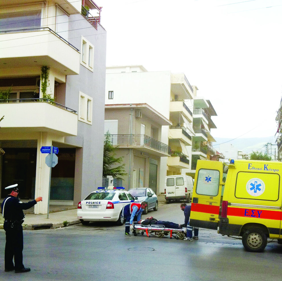 Συγκρούσθηκε  μηχανάκι με αυτοκίνητο με ελαφρύ τραυματισμό