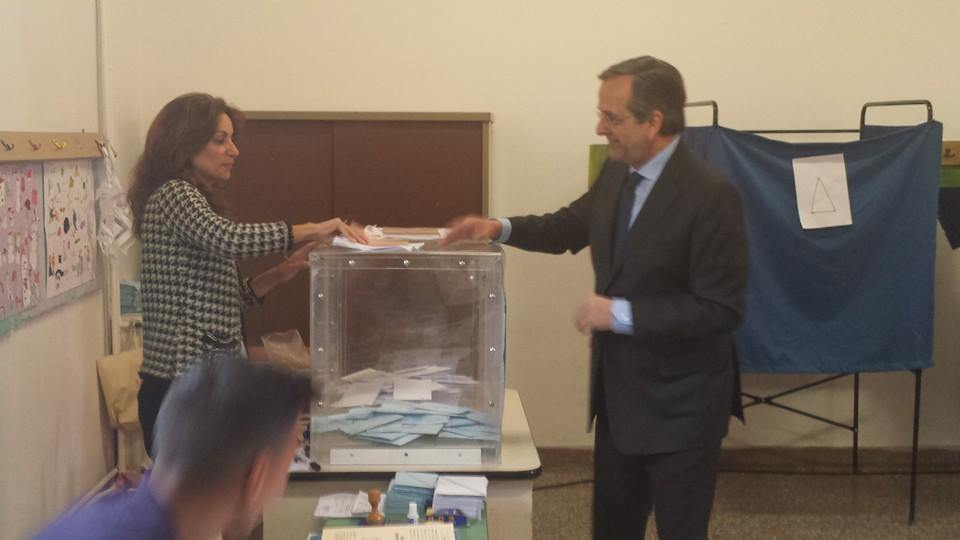 Στην Πύλο ψήφισε ο Πρωθυπουργός Αντώνης Σαμαράς (φωτογραφίες & βίντεο)