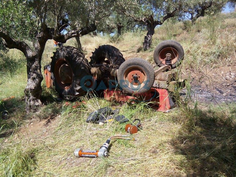 Από θαύμα σώθηκε 40χρονος αγρότης στα Γιαννιτσάνικα (φωτογραφίες & βίντεο)