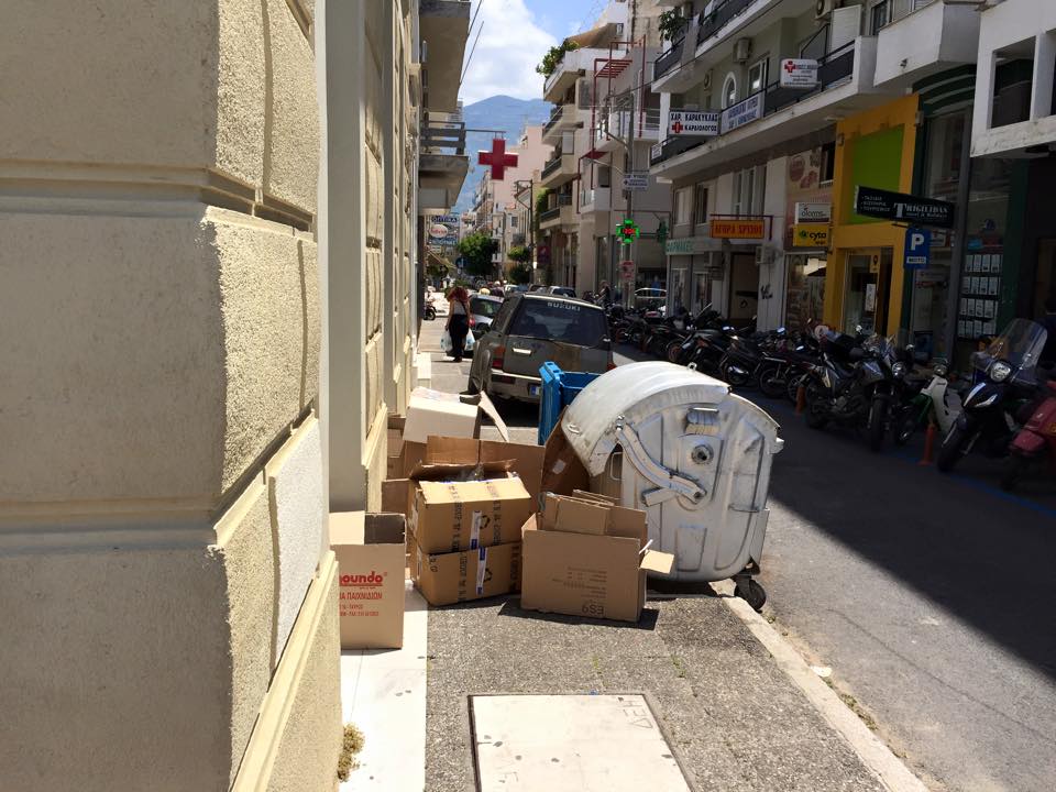 Πεζοδρόμιο (;) στο κέντρο της Καλαμάτας