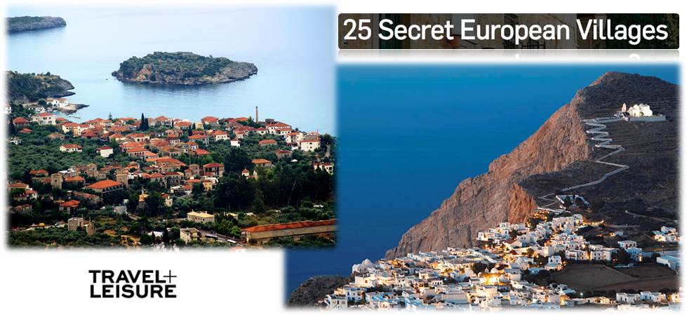 Καρδαμύλη και Φολέγανδρος στα 25 κορυφαία μυστικά χωριά της Ευρώπης
