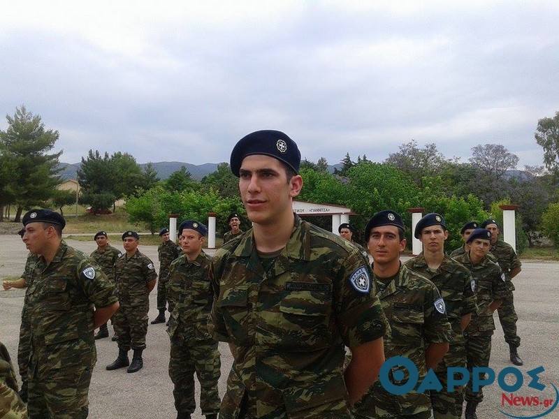 Ορκίστηκαν στο 9ο Σύνταγμα πεζικού στην Καλαμάτα Μποχωρίδης και Βεργίνης (φωτογραφίες & βίντεο)