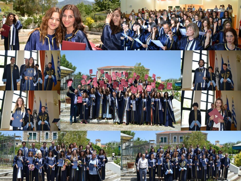121 φοιτητές ολοκλήρωσαν τις σπουδές τους χθες στο Πανεπιστήμιο Πελοποννήσου (φωτογραφίες και βίντεο)