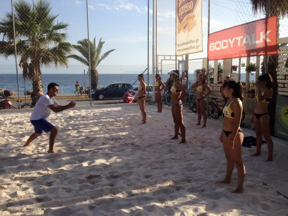 Οι Εθνικές ομάδες Ελλάδας και Κύπρου στο Kalamata Beach Volley