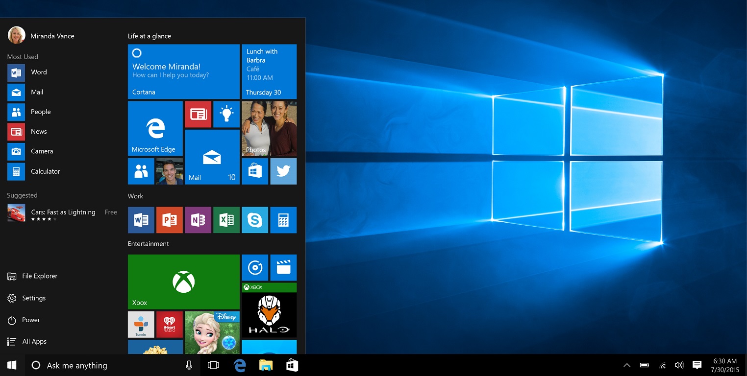 Πρεμιέρα σήμερα για τα Windows 10