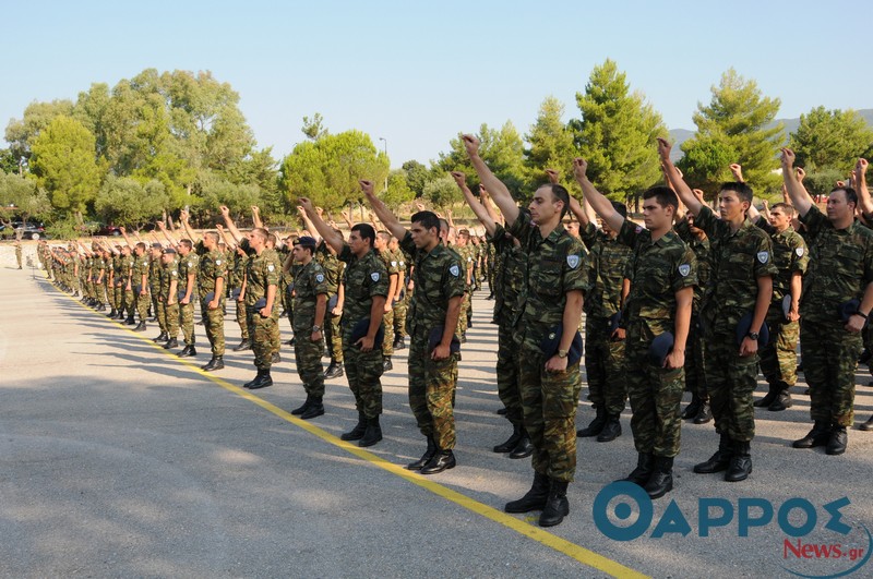 Ο Μητροπολίτης Μεσσηνίας στην ορκωμοσία οπλιτών του 9ου Σ.Π. (φωτογραφίες)